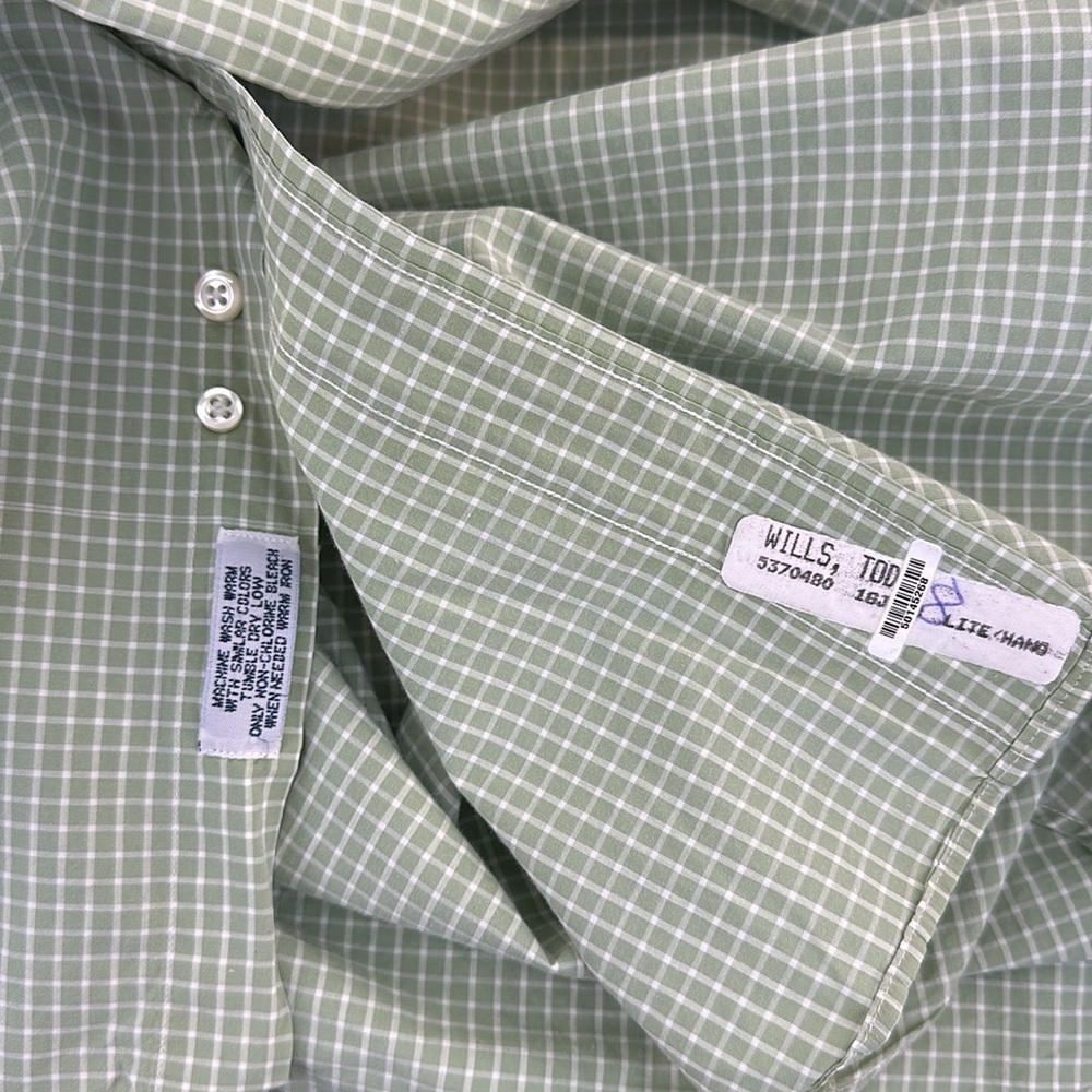 Brooks Brothers Short Sleeve Checkered Button Down Shirt - Picture 8 of 8